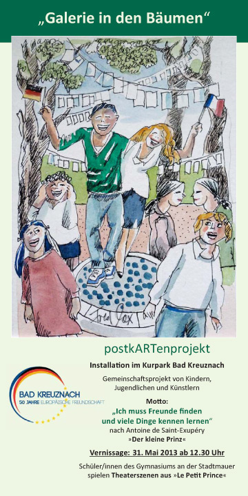 Installation Galerie in den Bäumen im Kurpark Bad Kreuznach Installation ,Galerie in den Bäumen‘ im Kurpark Bad Kreuznach