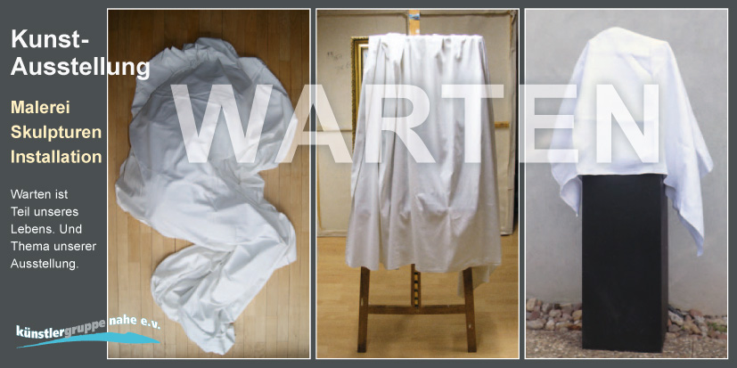 Einladungskarte WARTEN