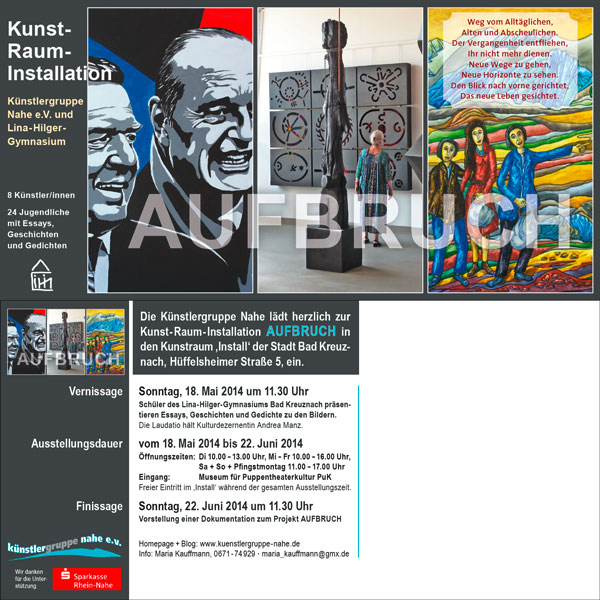 Kunst-Raum-Installation AUFBRUCH